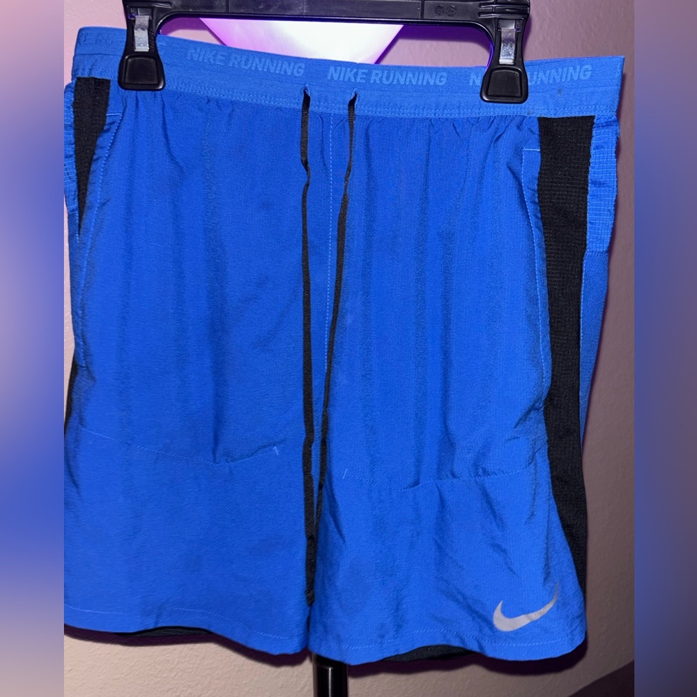 Nike running Men's Athletic Shorts in Blue and Black